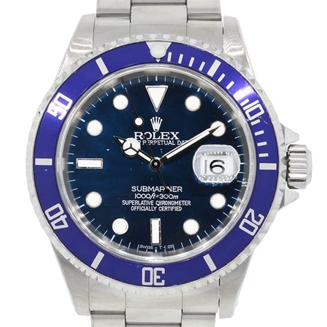 rolex 16610 t 2006|Rolex 16610 blue bezel.